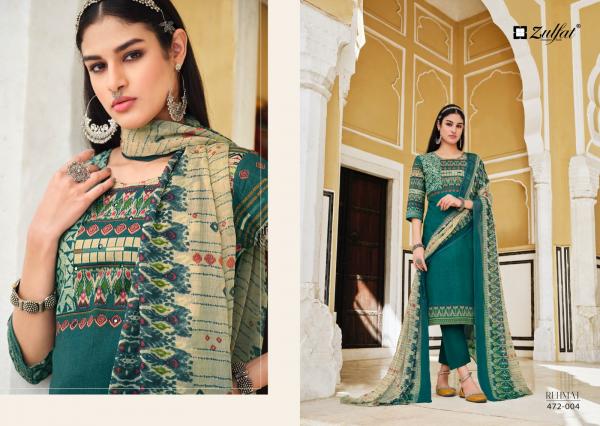 Zulfat Rehmat Cotton Exclusive Designer Redymade Suit